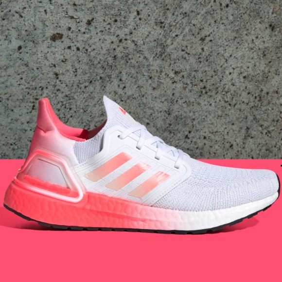 adidas ultra boost cloud white core black shock pink